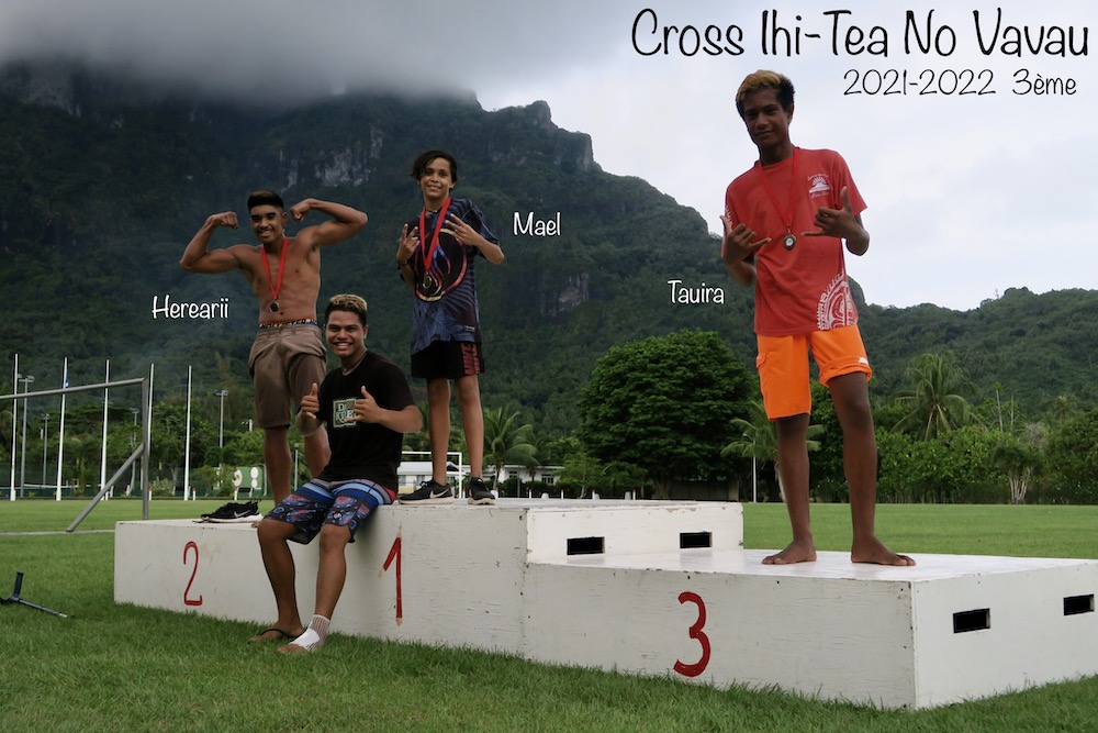 3ème garçons Podium