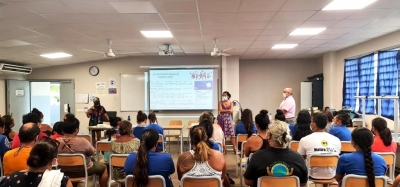 Le haut commissariat au lycée IHI TEA NO VAVAU