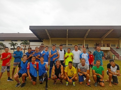 Match amical de football